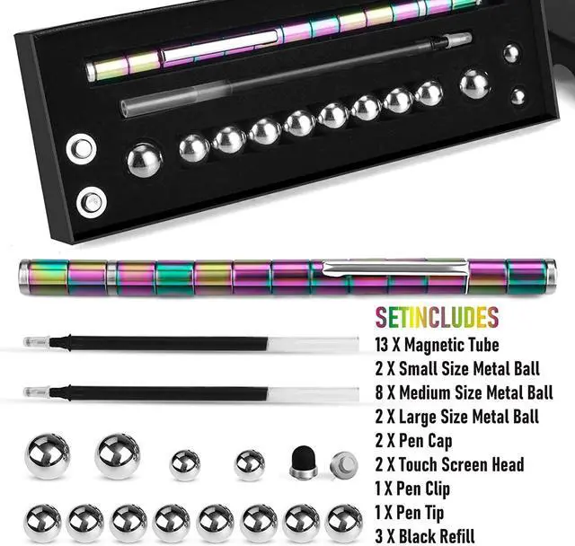 Alt view image 3 of 7 - Fidget Pen, Decompression Toy Pen, Gift for Teenage Boys, Best Gift for 8-12 Years Old, Novelty Toy for Kids or Friends