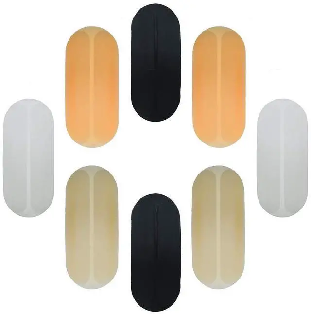 Main image of Women's Soft Silicone Bra Strap Cushions Holder Non-Slip Shoulder Pads Ease Shoulder Discomfort with 4 Colors Comfort Shoulder White