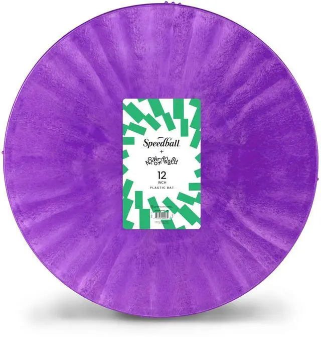 Main image of 12 Inch Round Universal Pottery Wheel Bat, Purple, Special Edition Color for Ceramics and Clay Work