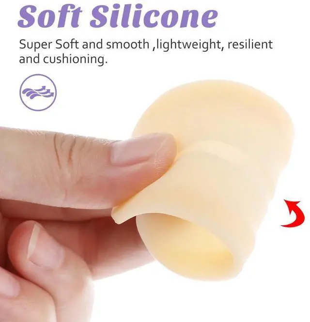 Alt view image 4 of 6 - 3 Pairs Bra Strap Cushions, Non-Slip Silicone Shoulder Pads for Women, Light Beige Pain Relief Protectors Prevent Indentations
