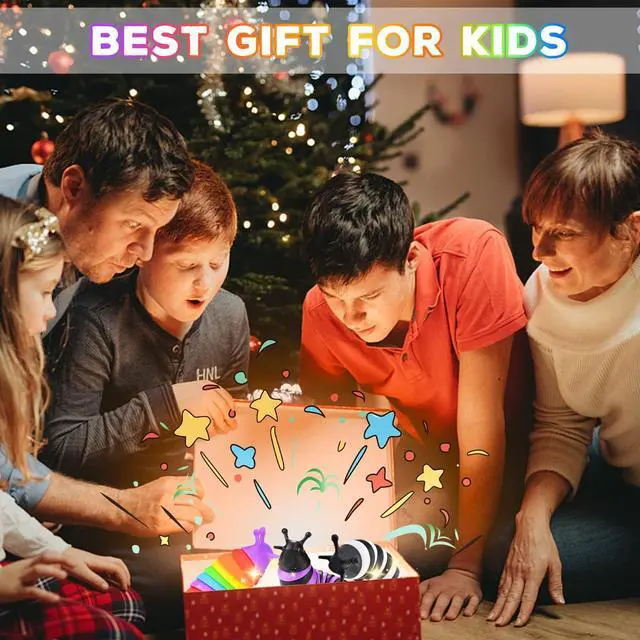 Alt view image 6 of 6 - Fidget Slug Toy 3Pcs Autism Sensory Toys for Autistic Children Airplane Car Travel Essential Toys Gifts for Kids Toddlers Girls Boys Slug Fidget Toys for Kid Adult Easter Basket Stuffers