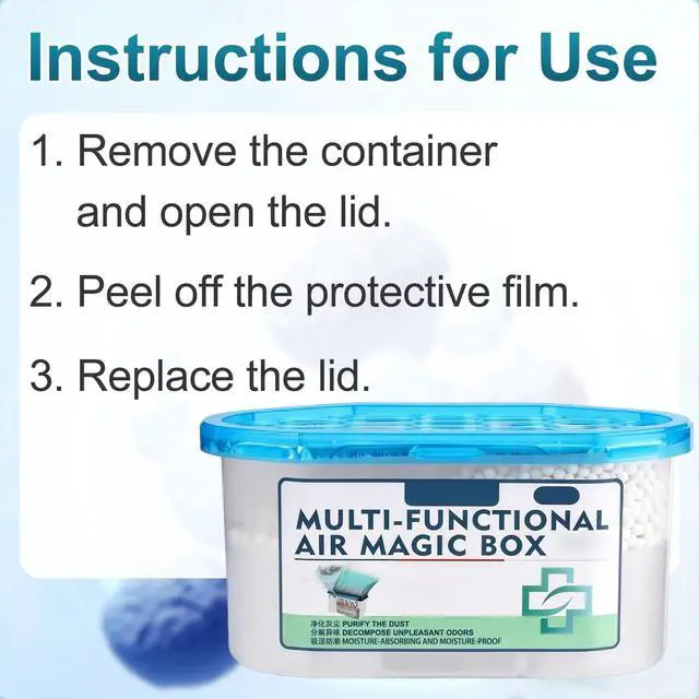 Alt view image 2 of 5 - Air Purification Dust Removal Mic Box,Multi-Functional Air MacBox,Automatic Dust Collection Purifies,for car, Bedroom, New House, Office, Closet, Automatic Dust-Sucking (1 PCS)