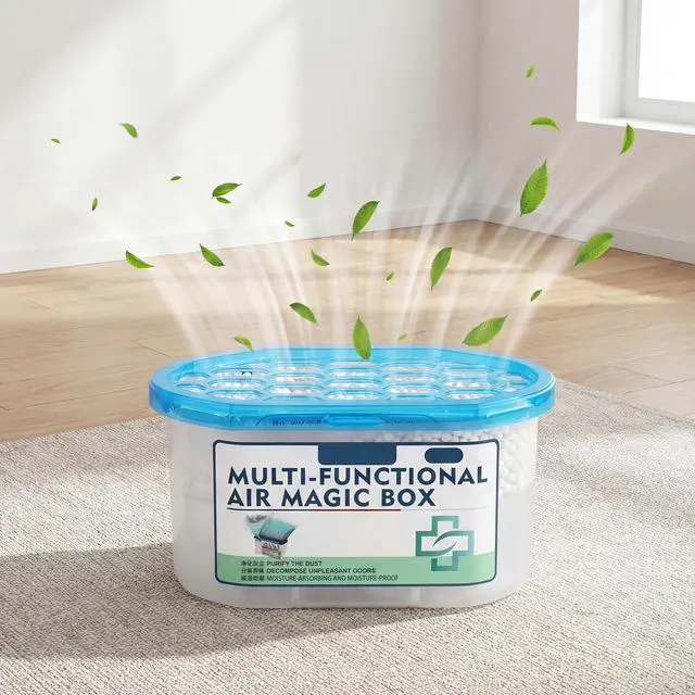 Alt view image 3 of 5 - Air Purification Dust Removal Mic Box,Multi-Functional Air MacBox,Automatic Dust Collection Purifies,for car, Bedroom, New House, Office, Closet, Automatic Dust-Sucking (1 PCS)