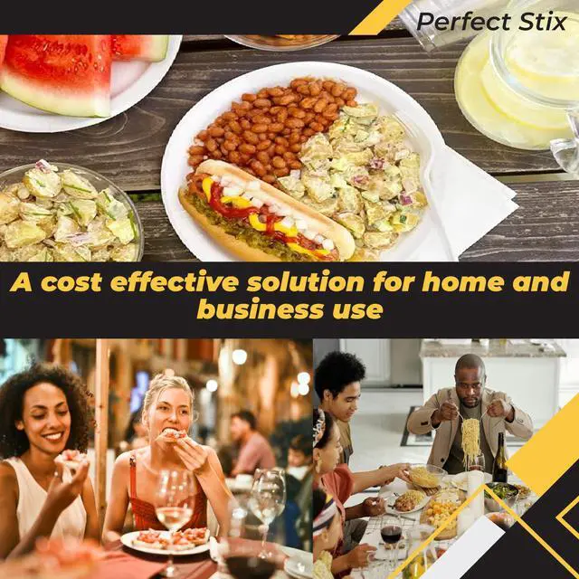 Alt view image 4 of 4 - 9" Uncoated Paper Plates- White, Pack of 200