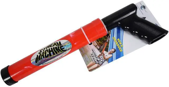 Alt view image 4 of 7 - Stream Machine Water Gun Launcher TL-600 17 Inch Single Barrel Water Launcher, Water Soaker Gun Shoots 40+ ft, Pool Squirt Gun for Outdoor Summer Fun, Model Number: 80005