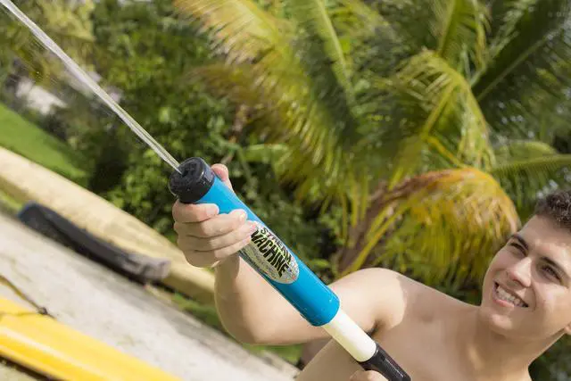 Alt view image 5 of 7 - Stream Machine Water Gun Launcher TL-600 17 Inch Single Barrel Water Launcher, Water Soaker Gun Shoots 40+ ft, Pool Squirt Gun for Outdoor Summer Fun, Model Number: 80005