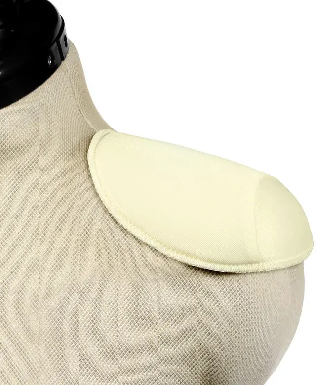Alt view image 3 of 3 - 1/2" Covered Raglan Shoulder Pads, 1 Pair, Beige