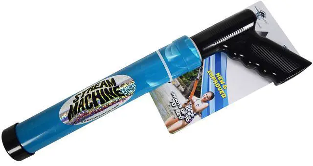 Alt view image 3 of 7 - Stream Machine Water Gun Launcher TL-600 17 Inch Single Barrel Water Launcher, Water Soaker Gun Shoots 40+ ft, Pool Squirt Gun for Outdoor Summer Fun, Model Number: 80005