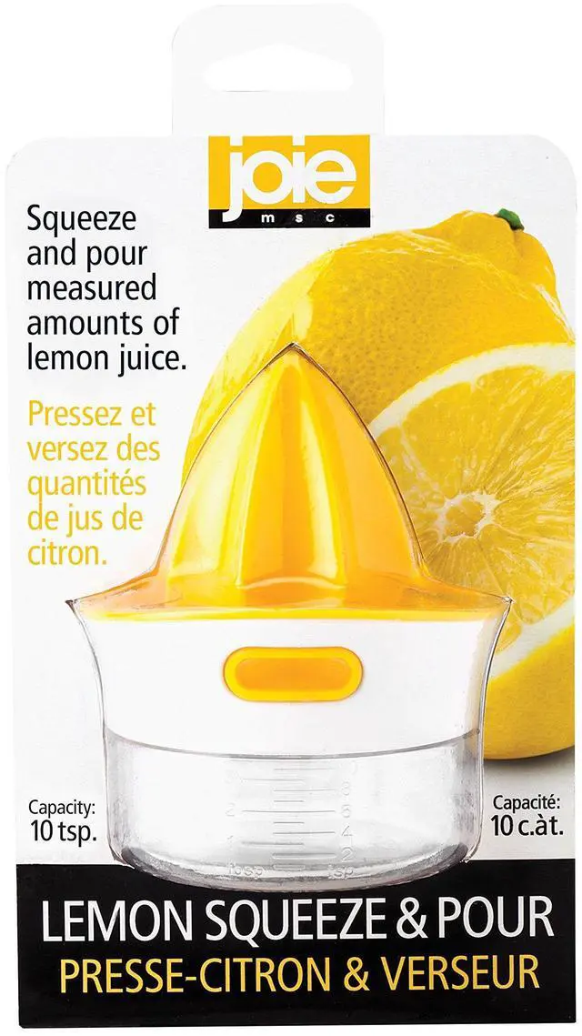 Main image of Kitchen Gadgets Joie Squeeze and Pour Juicer Reamer, 10tsp, Yellow