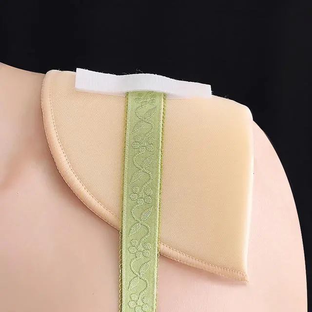 Alt view image 2 of 5 - 3 Pairs Shoulder Pads for Women Clothes,No-Sewing Required Anti-Slip Detachable Reusable Soft Sponge Shoulder Pads for Men Blazer Clothes Sewing Accessories