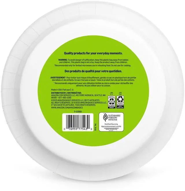 Alt view image 6 of 6 - Everyday Paper Plates, 10 Inch, Disposable, 100 Count, Packaging May Vary