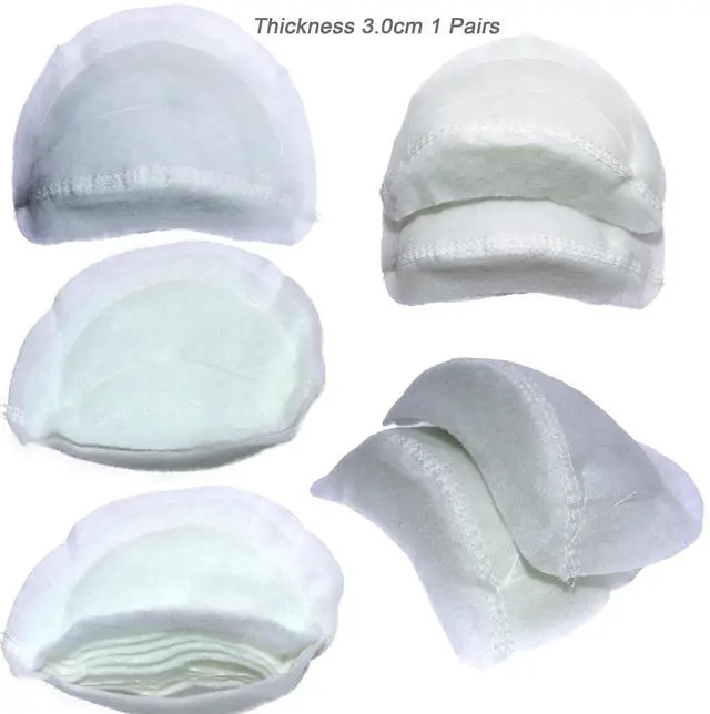 Alt view image 4 of 7 - Sewing Shoulder Pads, 5Pair 1.8-4.0CM Thickened Foam Sponge Cotton Clothing Supplies Enhancer Push-Up Set-in Covered