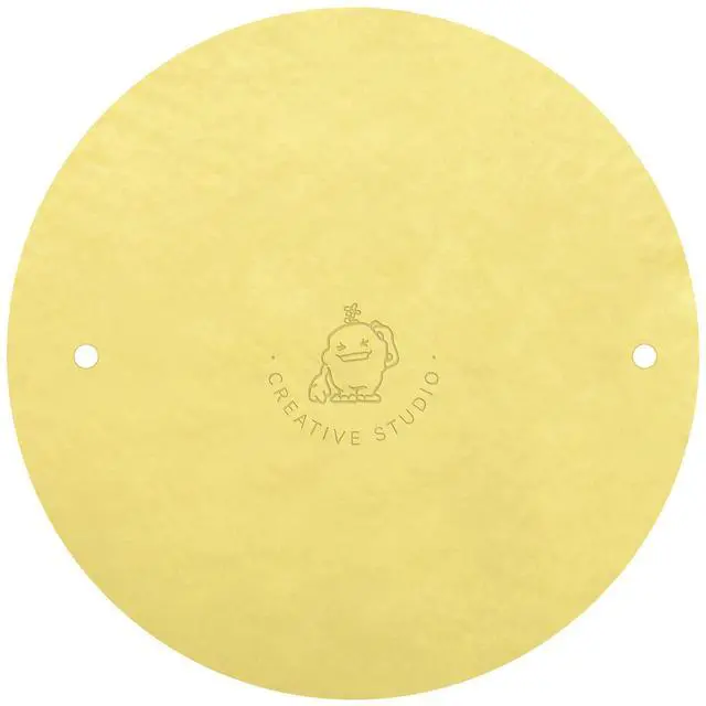Main image of BatMate for Ceramics & Pottery 12"Anti-Slip, Eliminate Wobble & Ensure Perfect Centering, No Pins Needed, Strong Water-Adhesion Grip, Washable & Reusable Supplies for Pottery Wheel Tools Yellow 1 PC