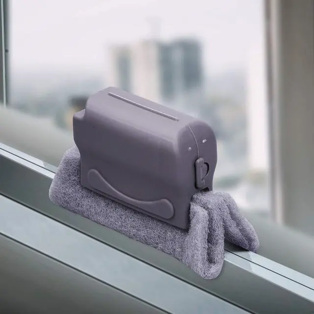 Alt view image 7 of 7 - Koishu Magic Window Groove Cleaning Brush, Hand-held Window Track Cleaner Brushes Tools Set, Sliding Door Track Cleaner, Sill, Tile Lines, Shutter, Car Vents, Keyboard, Small Spaces Clean