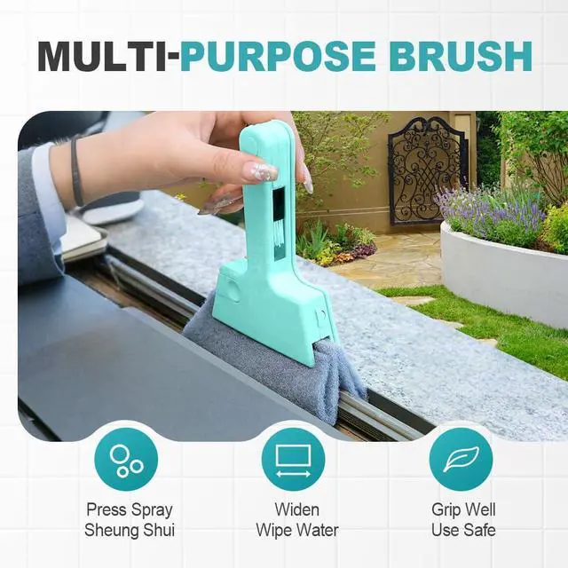Alt view image 2 of 7 - Magic Window Track Cleaner, 2024 Upgraded Window Groove Cleaning Brush Tools Set, Hand-held Window Track Cleaner Brushes Tools Set for Window lides Gaps Tile Lines Shutter Car Vents (Mix B 3PCS)