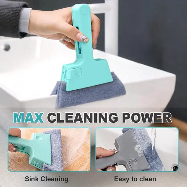 Alt view image 6 of 7 - Magic Window Track Cleaner, 2024 Upgraded Window Groove Cleaning Brush Tools Set, Hand-held Window Track Cleaner Brushes Tools Set for Window lides Gaps Tile Lines Shutter Car Vents (Mix B 3PCS)