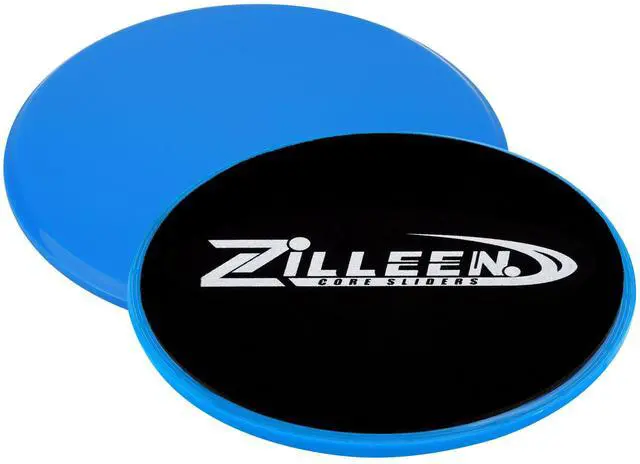 Main image of Exercise Sliders for Working Out Blue Fitness Discs for Pilates Women Men, 2 Pack