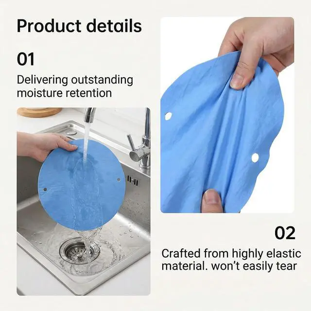 Alt view image 2 of 6 - 2 PCS 12 Inch Pottery Wheel Bats, Round Bat Mate for Pottery Wheel and Ceramics, Non-Stick Clay Throwing Cloth for Potteries Wheels, Ceramic Clay Tools (Blue)