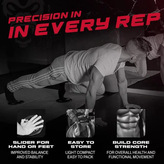 Alt view image 2 of 7 - Exercise Sliders for Working Out - Dual Side Core Sliding Discs, Ab Sliders for Workout, Carpet, Hard Floors Fitness Sliders Gym Equipment for Home