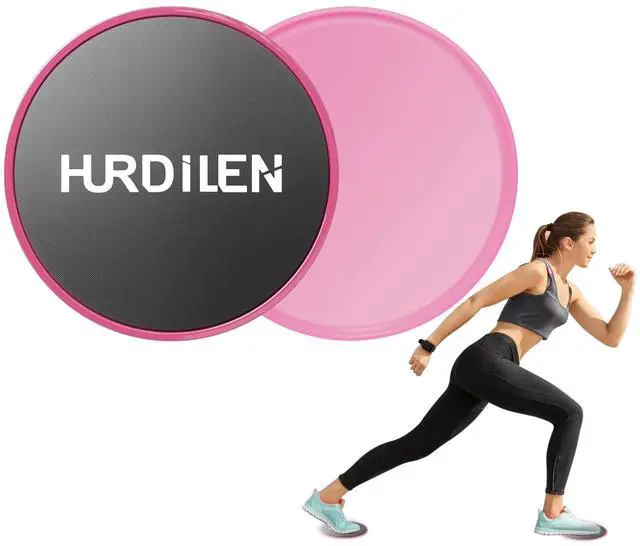 Main image of Core Sliders, Exercise Gliding Discs Dual Sided Use on Carpet and Hardwood Floors, Lightweight and Perfect Fitness Apparatus for Training Abdominal Core Strength (Pink)