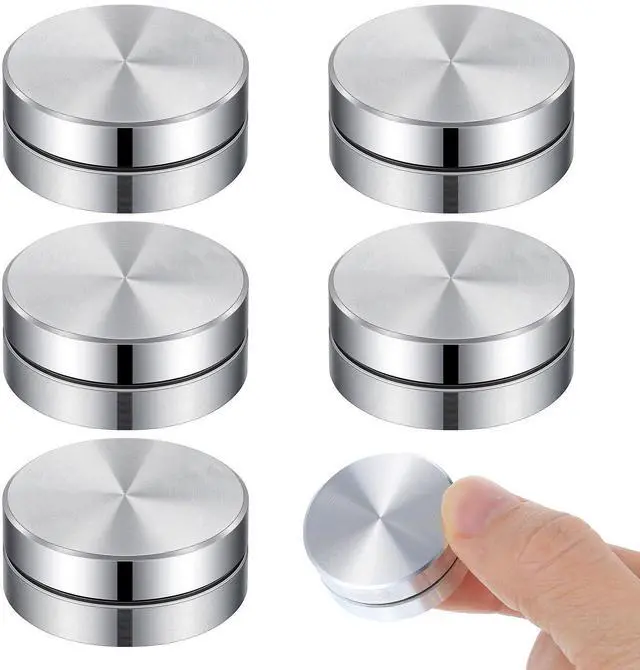 Main image of 5 Pack Pottery Trimming Spinner, Silver Aluminum Alloy Clay Tools for Pottery Wheel Enthusiasts for Potters Clays Artists Ceramic and Potterys Tool Precision Detailing