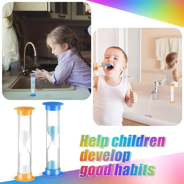 Alt view image 3 of 4 - 48 Pcs 2 Minute Sand Timer for Kids, Mini Hourglass Bulk Sand Clock Timer for Adult Kids in Classroom Kitchen Games Office School(Colorful)