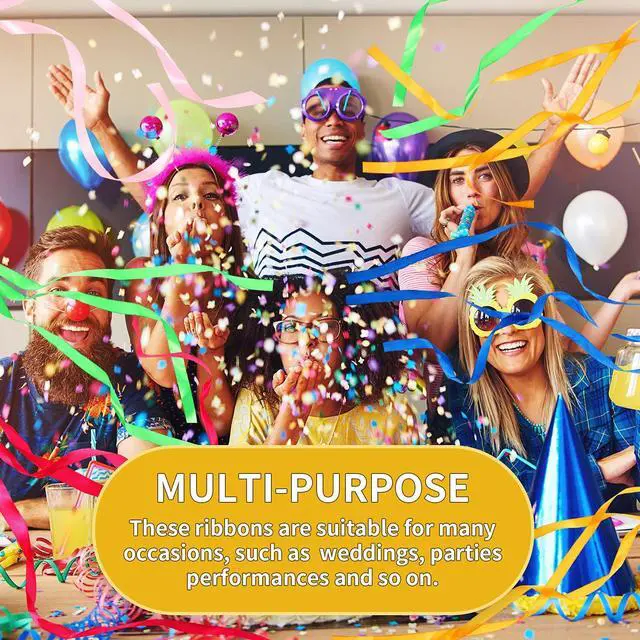 Alt view image 5 of 6 - 60 Pieces Mix Color Ribbon Sticks Fairy Wands with Bells and Smooth Wooden Sticks for Wedding, Birthday Party Baby Shower Holiday Decor Music Class Instruments(Multicolor)