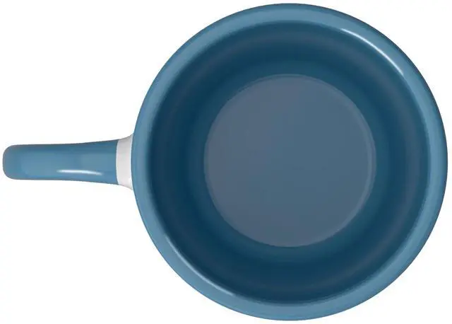 Alt view image 4 of 4 - Blueberry Bliss Wildly Good Farm Fresh Vintage Retro Berry Ceramic Mug, Blue/White
