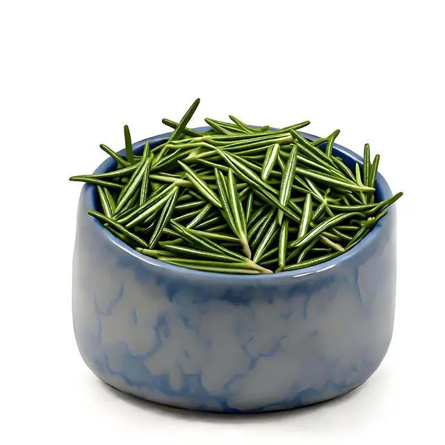 Alt view image 6 of 7 - Pottery Blue Handmade Herb Stripper Bowl Kitchen Tool for Efficient Parsley, Basil, Rosemary, Thyme, Mint Leaf Removal & Stripping,Ceramic Stylish Serving Dish for Berries Nuts Dips Fruits Snacks