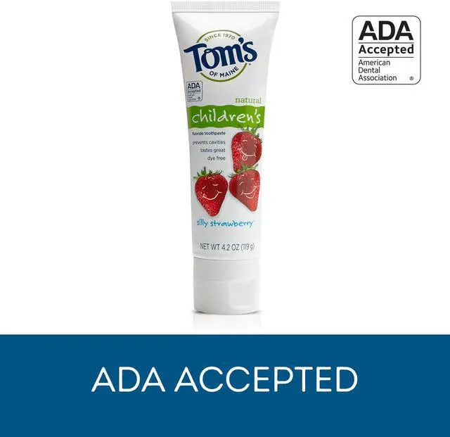 Alt view image 3 of 7 - Anticavity Fluoride Children's Toothpaste, Kids Toothpaste, Natural Toothpaste, Silly Strawberry, 4.2 Ounce , 3 Count (Pack of 1)