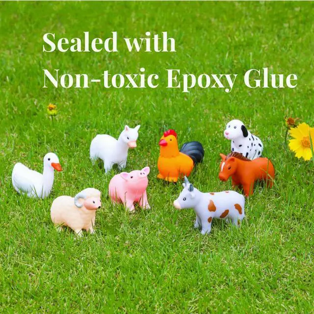 Alt view image 5 of 6 - Bath Toys No Hole, for Infants 6-12& Toddlers 1-3, No Hole Bathtub Toys (Animal , 8 Pcs with Mesh Bag)