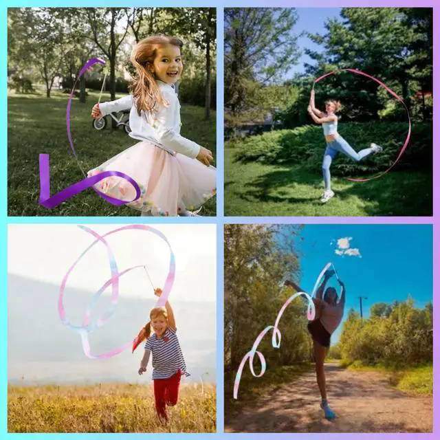 Alt view image 5 of 7 - 24pcs Dance Ribbon Wand Party Favors for Kids Princess Party Streamers Decorations Girls Princess Birthday Party Favors Carnival Gymnastics Goodie Bag Stuffers