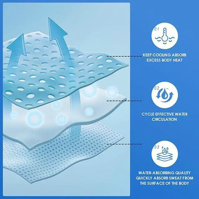 Alt view image 4 of 7 - 4 Pack Cooling Towels (47"x12") for Neck and Face, Ice Towel for Hot Weather, Soft Breathable Chilly Gym Towels, Microfiber Towel for Work Out, Yoga, Running, Camping & More Activities