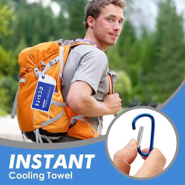 Alt view image 7 of 7 - 4 Pack Cooling Towels (47"x12") for Neck and Face, Ice Towel for Hot Weather, Soft Breathable Chilly Gym Towels, Microfiber Towel for Work Out, Yoga, Running, Camping & More Activities