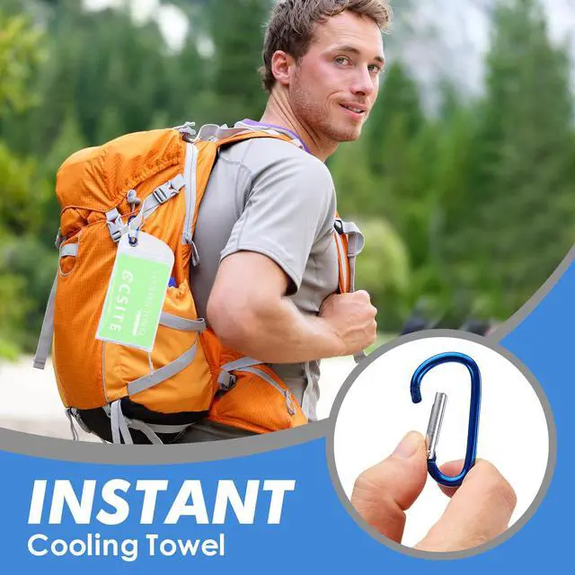 Alt view image 7 of 7 - 4 Pack Cooling Towels (47"x12") for Neck and Face, Ice Towel for Hot Weather, Soft Breathable Chilly Gym Towels, Microfiber Towel for Work Out, Yoga, Running, Camping & More Activities