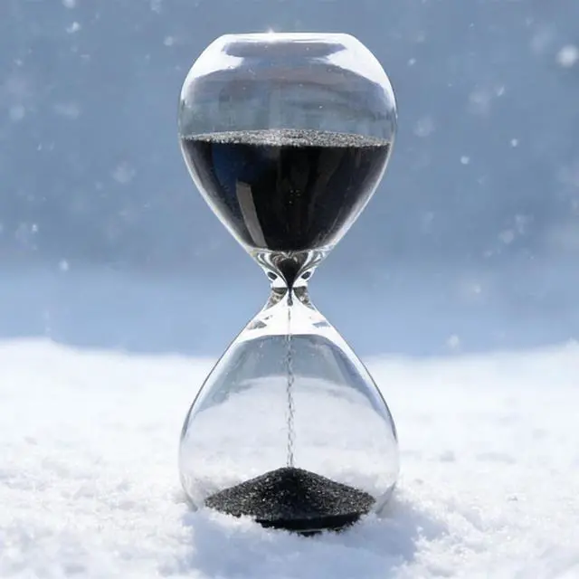 Alt view image 2 of 6 - HoveBeaty Hand-Blown Sand Timer Set for Time Management 15 Minutes Durable Glass Construction (15 Min, Black)