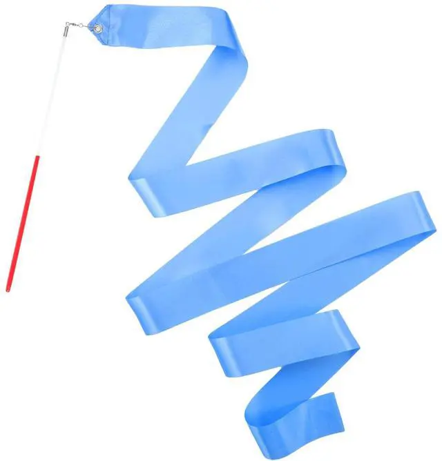 Alt view image 2 of 7 - 12PCS Blue Dance Ribbons, Blue Party Favors, Ribbon Dancer Wand for Kids Gymnastics Birthday Circus Carnival Party Decoration Accessories