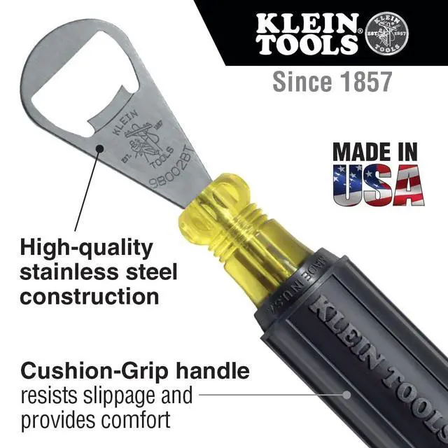 Alt view image 2 of 7 - 98002BT Klein Bottle Opener, Made in USA