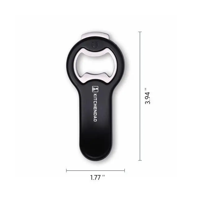 Alt view image 6 of 6 - 2 in 1 Magnetic Beer Bottle Opener for Fridge and RV with Cap Catcher - Pop Can Soda Can Opener, Stick to Refrigerator for Easy Storage with Magnet, Gift for Men Husband Father