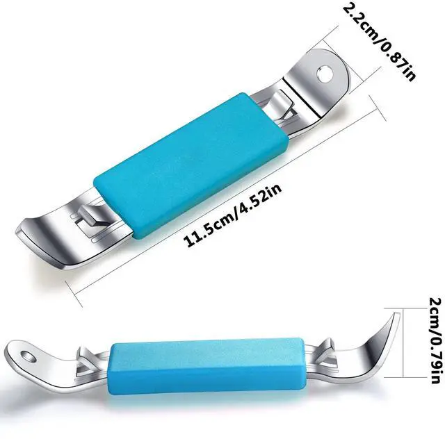 Alt view image 3 of 6 - 3 Pieces Magnetic Bottle Openers Can Opener Classic Beer Opener Stainless Steel Small Bottle Opener Can Tapper with Magnet for Camping and Traveling HANCELANT (Black Blue Fuchsia)