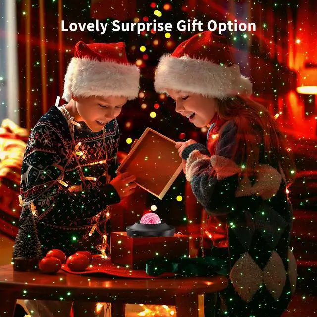 Alt view image 6 of 7 - Northern Lights Projector, Aurora Star Galaxy Projector Night Light for Bedroom/Ceiling/Party with Bluetooth Speaker, Soothing Mood Northern Light Lamp for Kids, Adults, Gift Idea