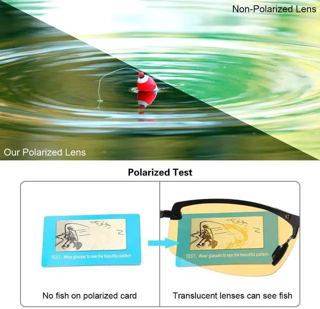 Alt view image 4 of 6 - Photochromic Sports Polarized Sunglasses for Men and Women Cycling Fishing Day and Night Driving Glasses UV Protection Eyewear Anti Glare/Radiation Eyeglasses Reduce Eye Fatigue Safety Googles