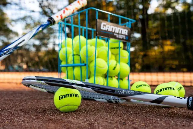 Alt view image 4 of 7 - Sports Pressureless Tennis-Balls with Mesh Tennis-Ball Bag 20 Pack
