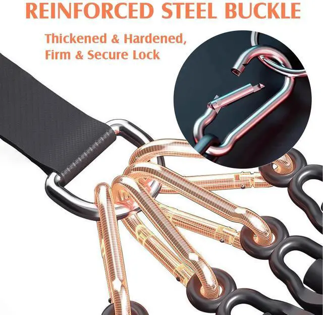 Alt view image 5 of 7 - 2026 Upgrade Multifunctional Foot Pedal Resistance Band with Handle,Unisex 4-Tube & 25-100 lbs Adjustable Elastic Sit up Pull Rope for Waist, Pedal Ankle Puller Resistance Band for Full Body Exercise