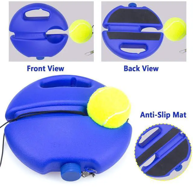 Alt view image 4 of 7 - Tennis Rebound Ball & Trainer Kit with 4 Balls & 4 Elastic Ropes for Beginners, Kids & Adults