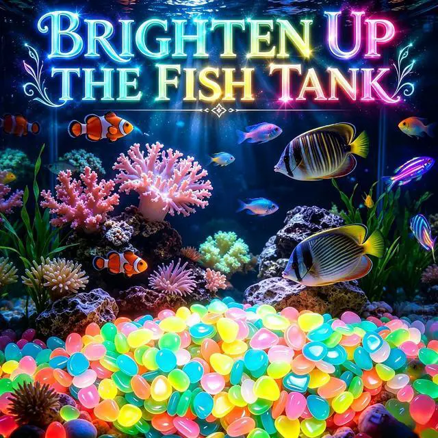 Alt view image 4 of 6 - 600 Pcs Colorful Glow in the Dark Garden Stones, Night Guide Luminous Pebbles Rocks for Outdoor Decor, Garden Lawn Yard, Plant Pots, Aquarium, Fish Tank, Driveway, Walkway, Pathway (Blue)