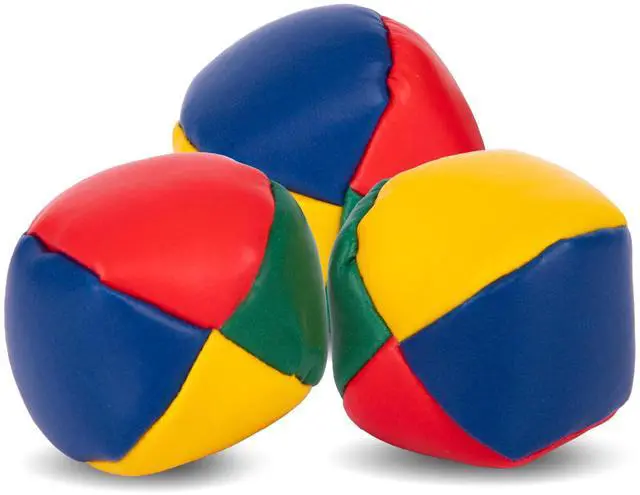 Main image of Juggling Balls for Beginners and Professionals (Set of 3) Learning Toys, Juggling Balls Set, Learn to Juggle Balls, Fun Skill Toys & Best Gift for Kids and Adults