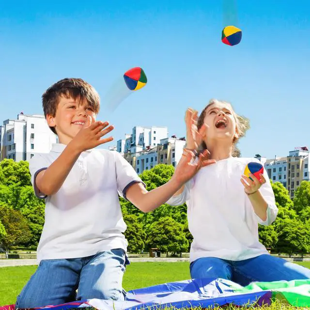 Alt view image 5 of 6 - Juggling Balls for Beginners and Professionals (Set of 3) Learning Toys, Juggling Balls Set, Learn to Juggle Balls, Fun Skill Toys & Best Gift for Kids and Adults