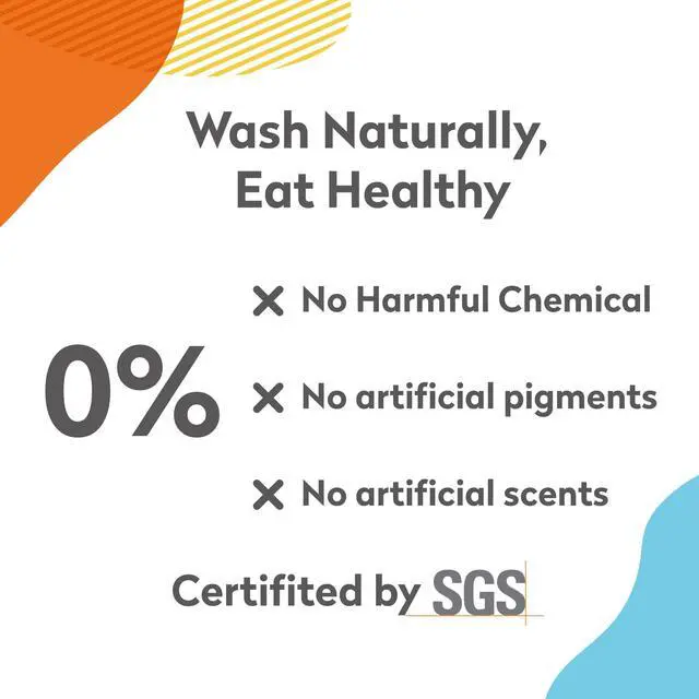 Alt view image 7 of 7 - 3 in 1 Plant Based Dish Soap, Non Harmful Ingredients Veggie Wash, Orange Oil Fruit and Vegetable Wash, Convenient Fruit Wash, 21.9 Fl Oz Fruit Cleaner, Natural Dish Soap (1 Pack)