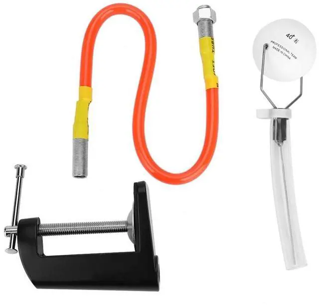 Alt view image 3 of 7 - Table Tennis Rebound Trainer with Suction Base- Fixed Ball Clip with Rotation Display for Solo Practice,Forehand & Backhand Stroke Training Tool
